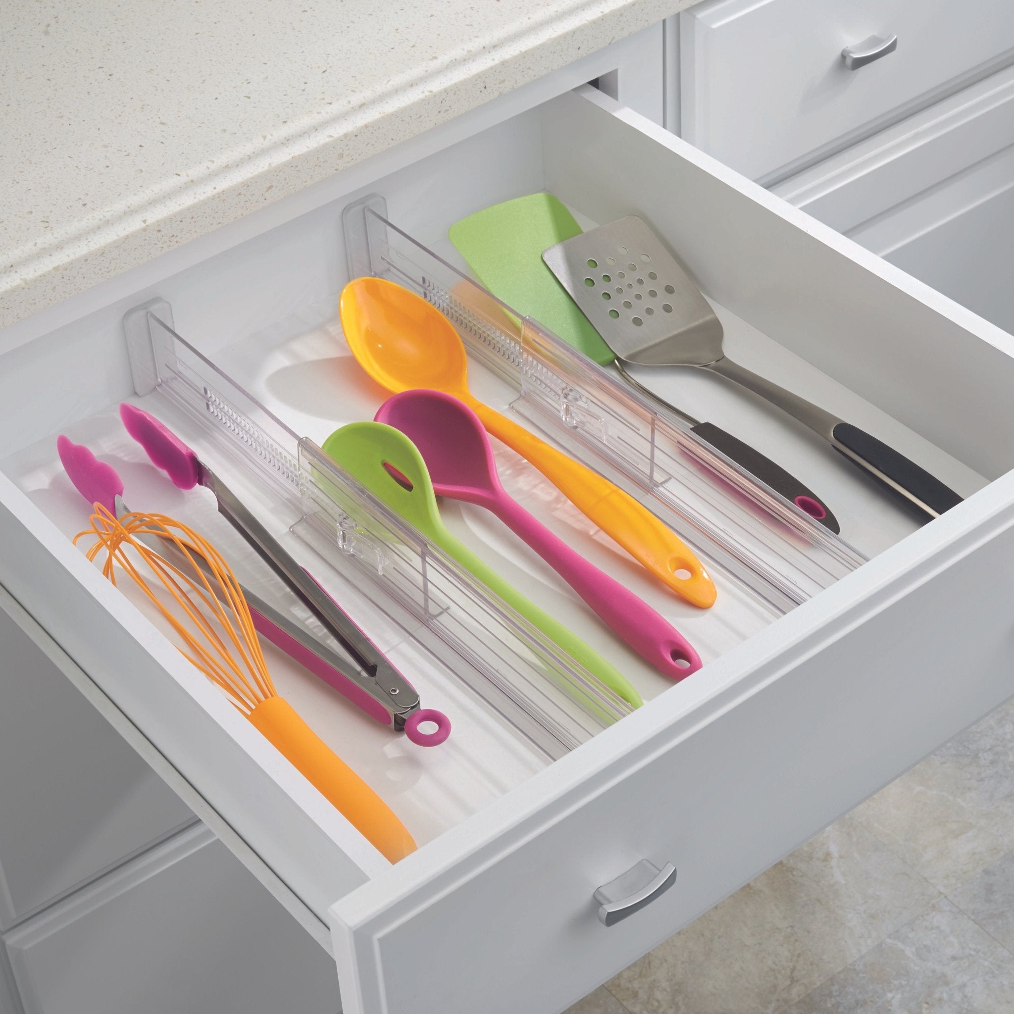 iDesign LINUS - Schubladenteiler KLAR - Set 2 Stk. - BINS AND BOXES