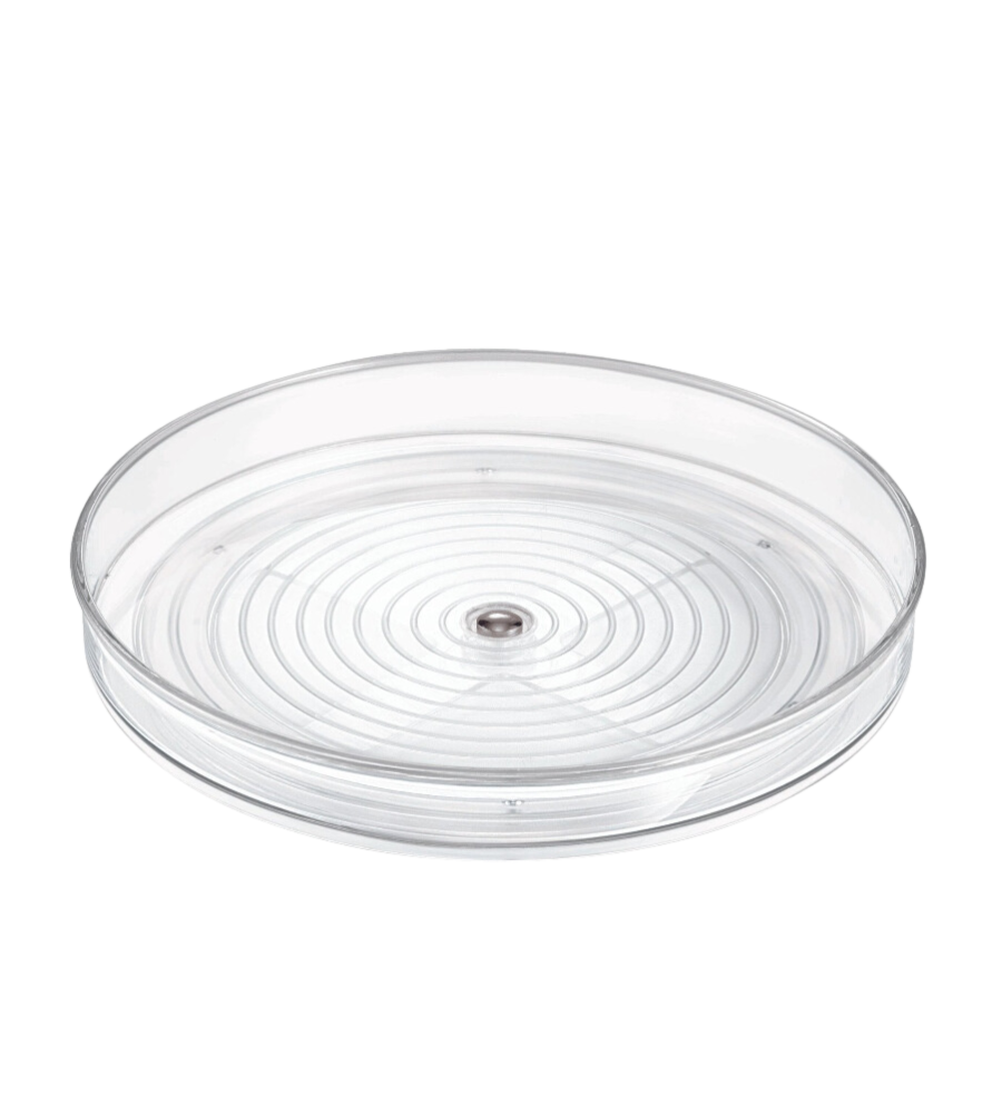 LINUS - Turntable Lazy Susan CLEAR - 23cm x 4cm