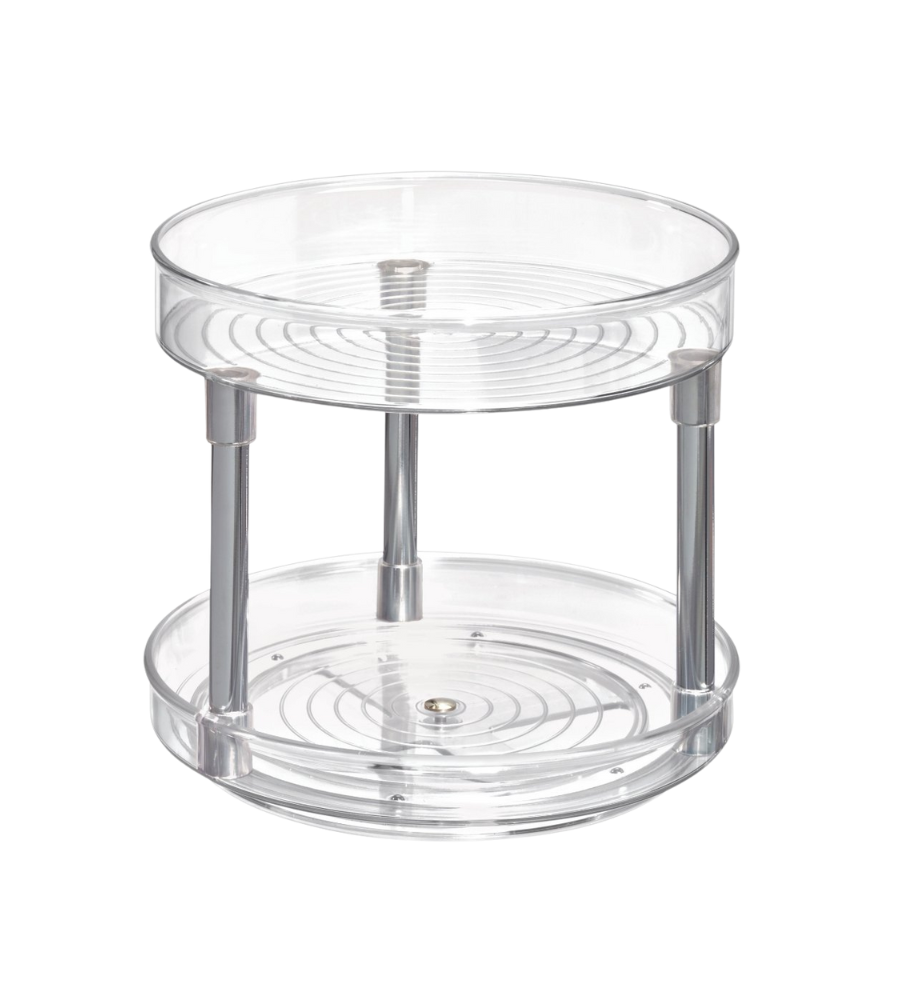LINUS - Turntable Lazy Susan CLEAR - 23cm x 20cm
