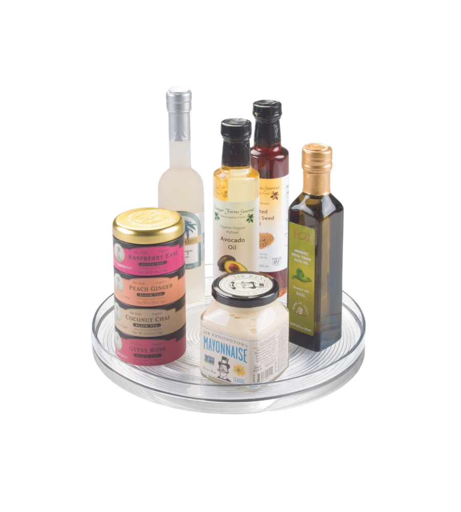 LINUS - Turntable Lazy Susan CLEAR - 27cm x 4cm