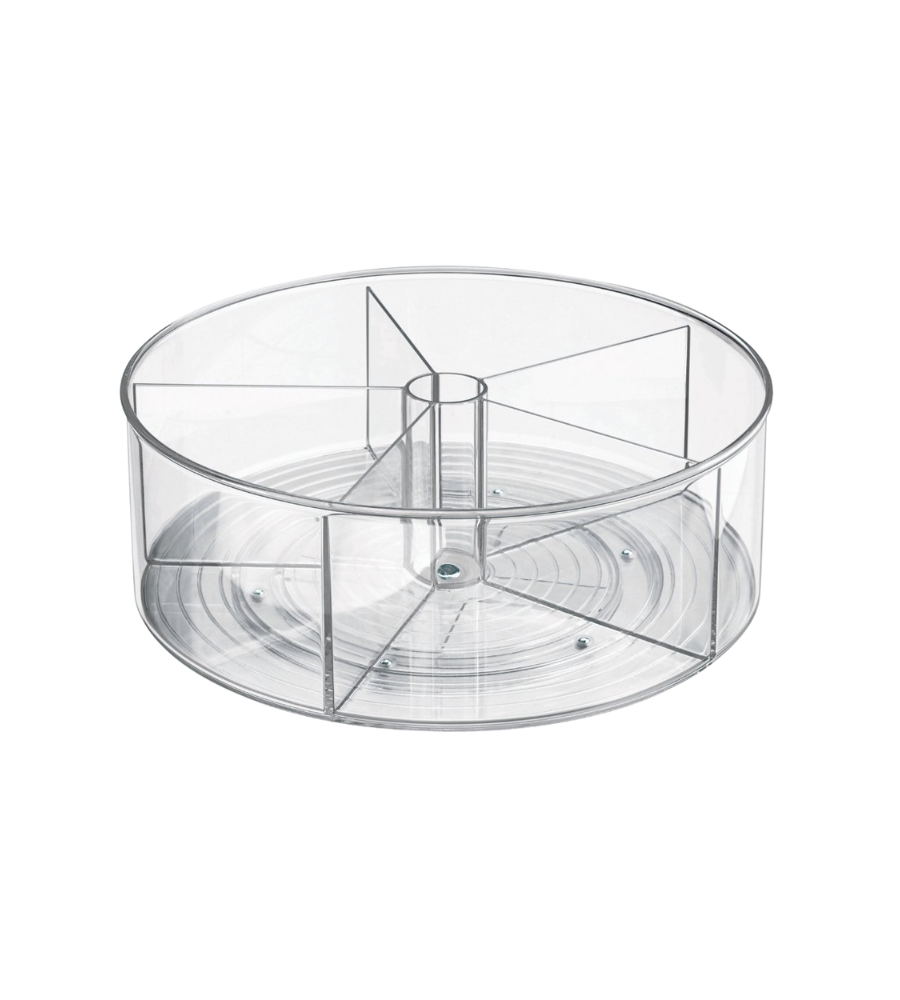 LINUS - Turntable Lazy Susan CLEAR - 29cm x 11cm
