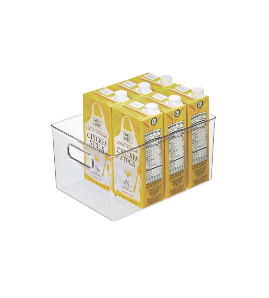LINUS - Storage container CLEAR - 28.5x20.5x15cm